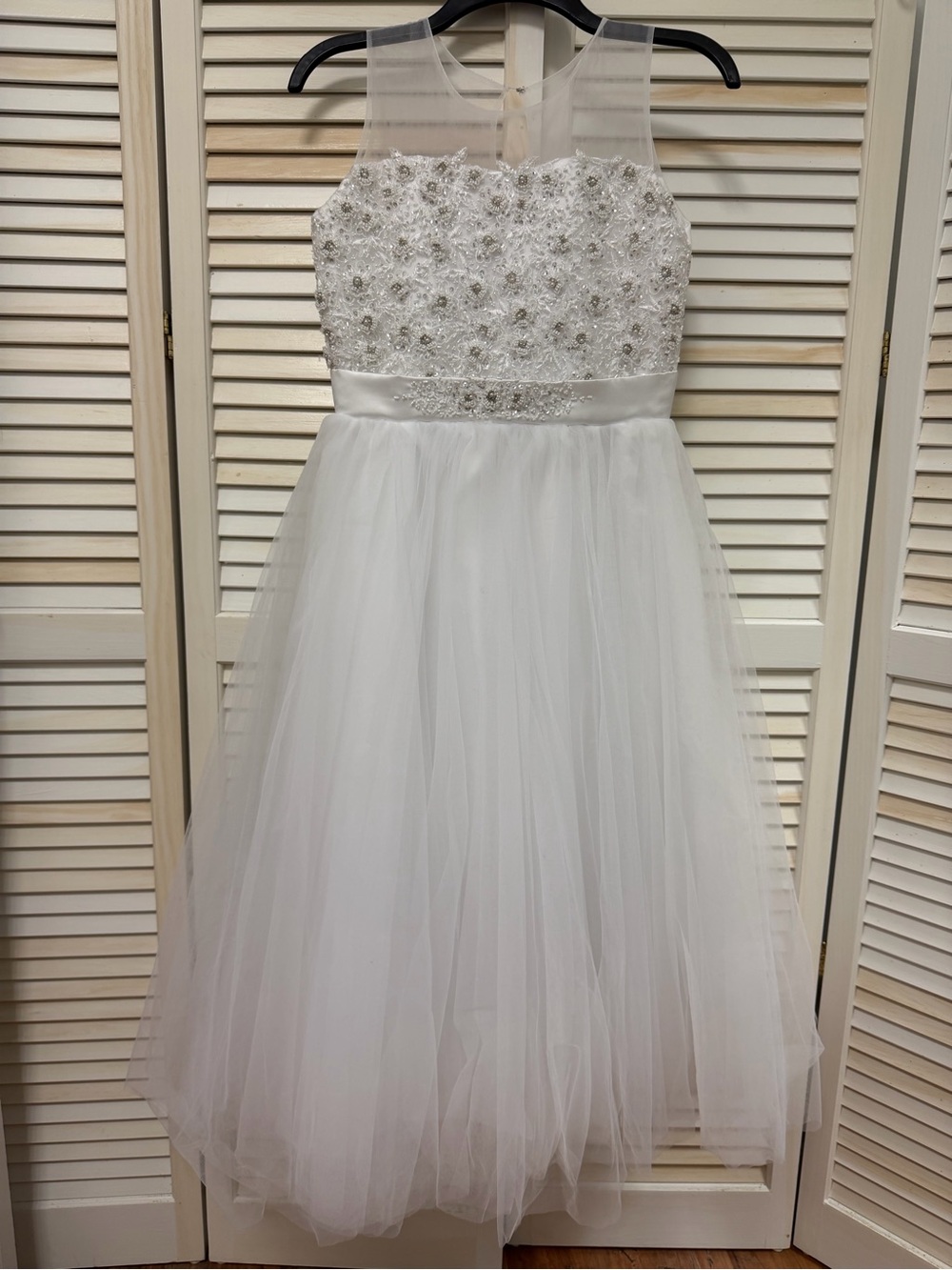 Joan Calabrese White Girls Dress *NWT*